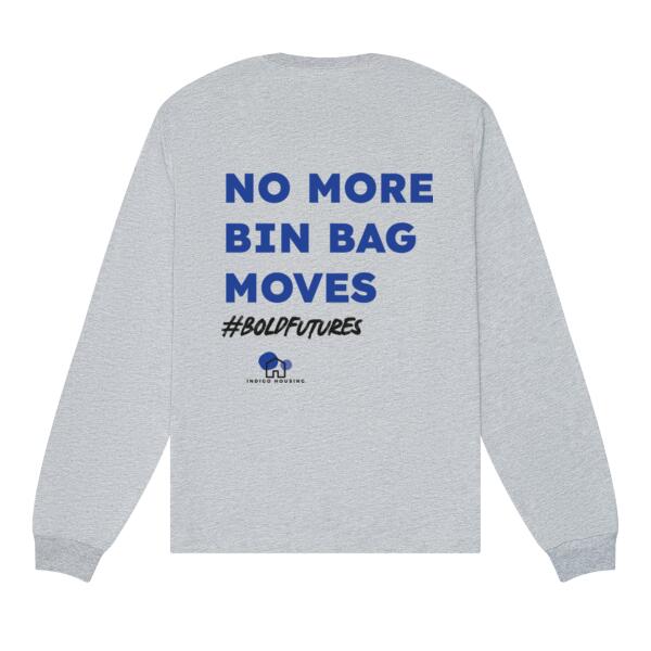 No more bin bag moves long sleeved t-shirt Thumbnail